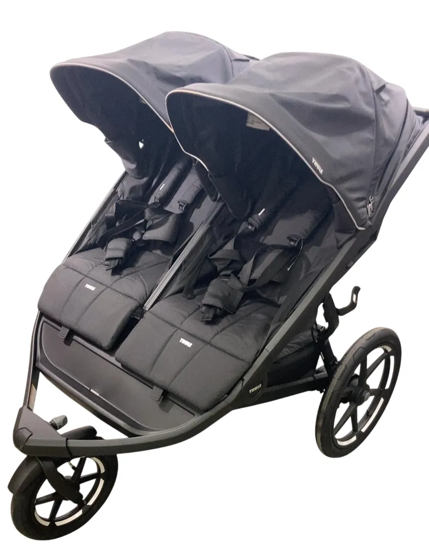 Thule Urban Glide 3 Double Stroller, Black, 2025