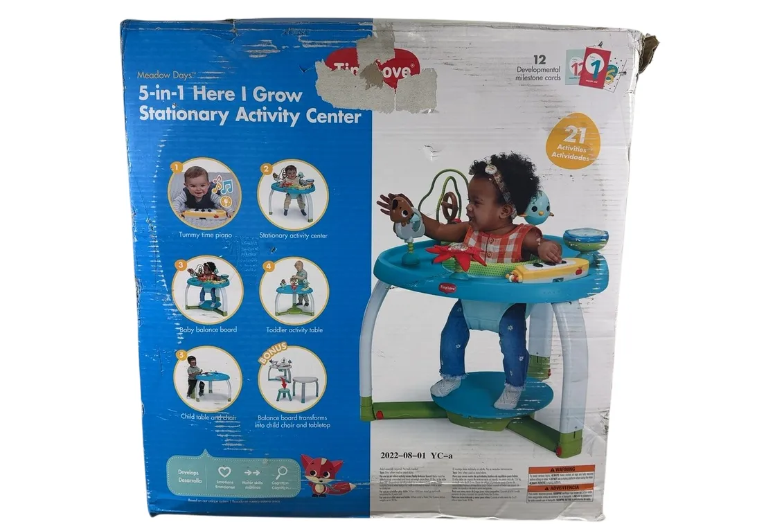 Tiny Love 5-in-1 Stationary Activity Center, Meadow Days