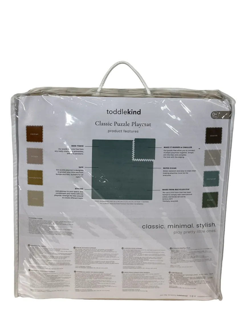 Toddlekind Classic Foam Playmat, Clay