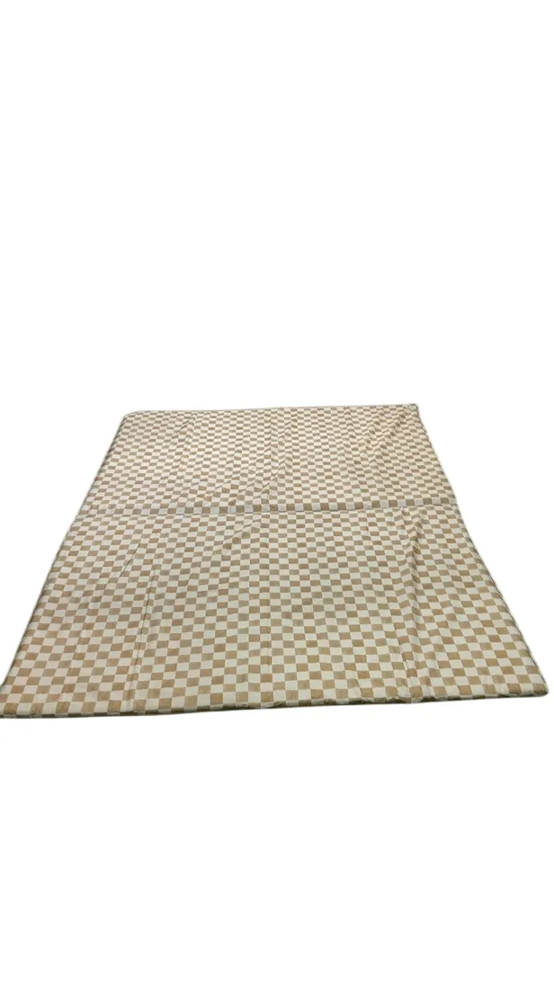 Toki Kids Epic Padded Play Mat 60" x 84", Checker Toffee