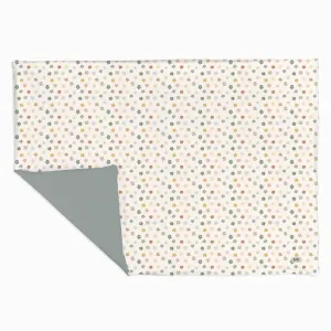 Toki Kids Epic Padded Play Mat 60" x 84", Playful Posies
