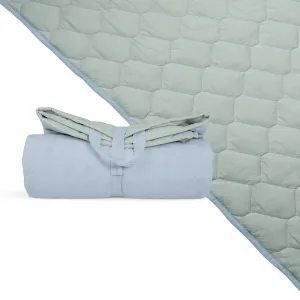 Toki Kids Picnic Blanket, Sage   Breeze, 60"x 84"