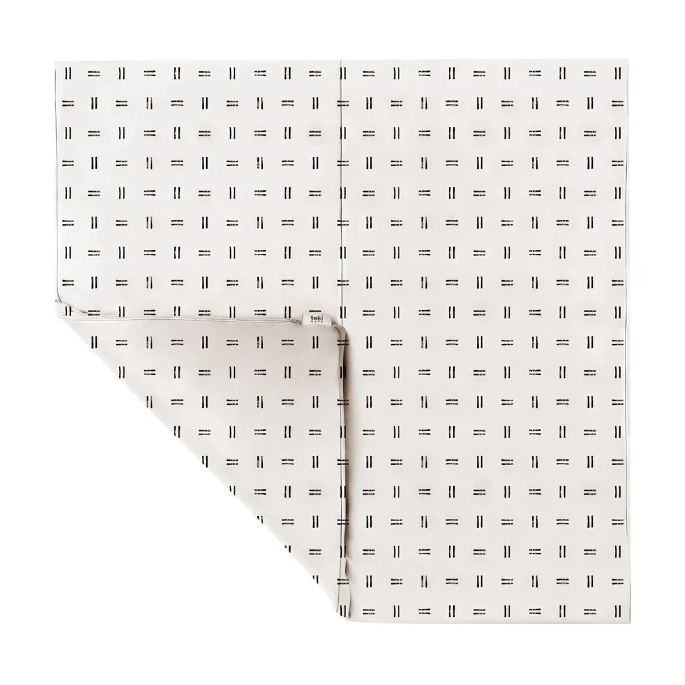 Toki Kids Vegan Leather Mat Standard, Mudcloth