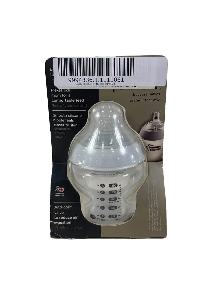 Tommee Tippee Closer To Nature Baby Bottle, 5oz, 1 pack