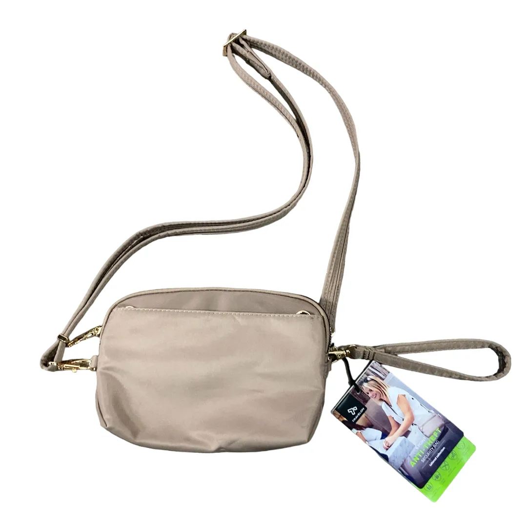Travelon Anti-Theft Classic Convertible Crossbody and Waist Pack, Sable