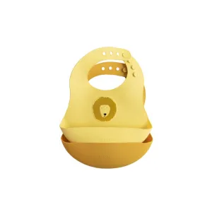 Trixie Silicone Bibs - Mr Lion - 2 Pack