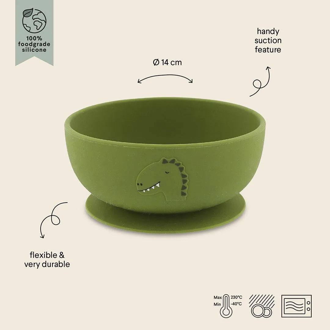 Trixie Silicone Bowl With Suction - Mr Dino