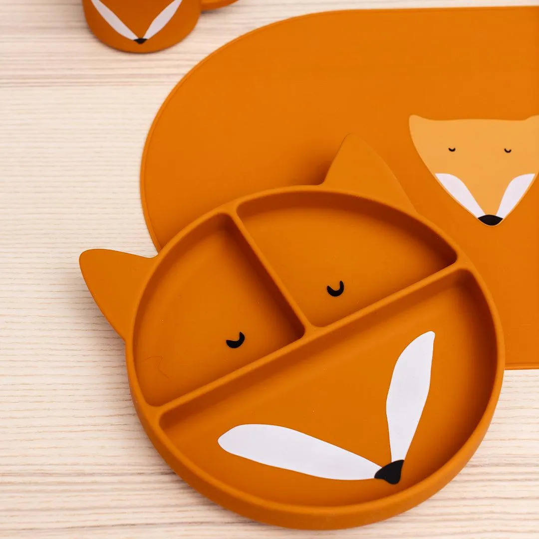 Trixie Silicone Divided Suction Plate - Mr Fox