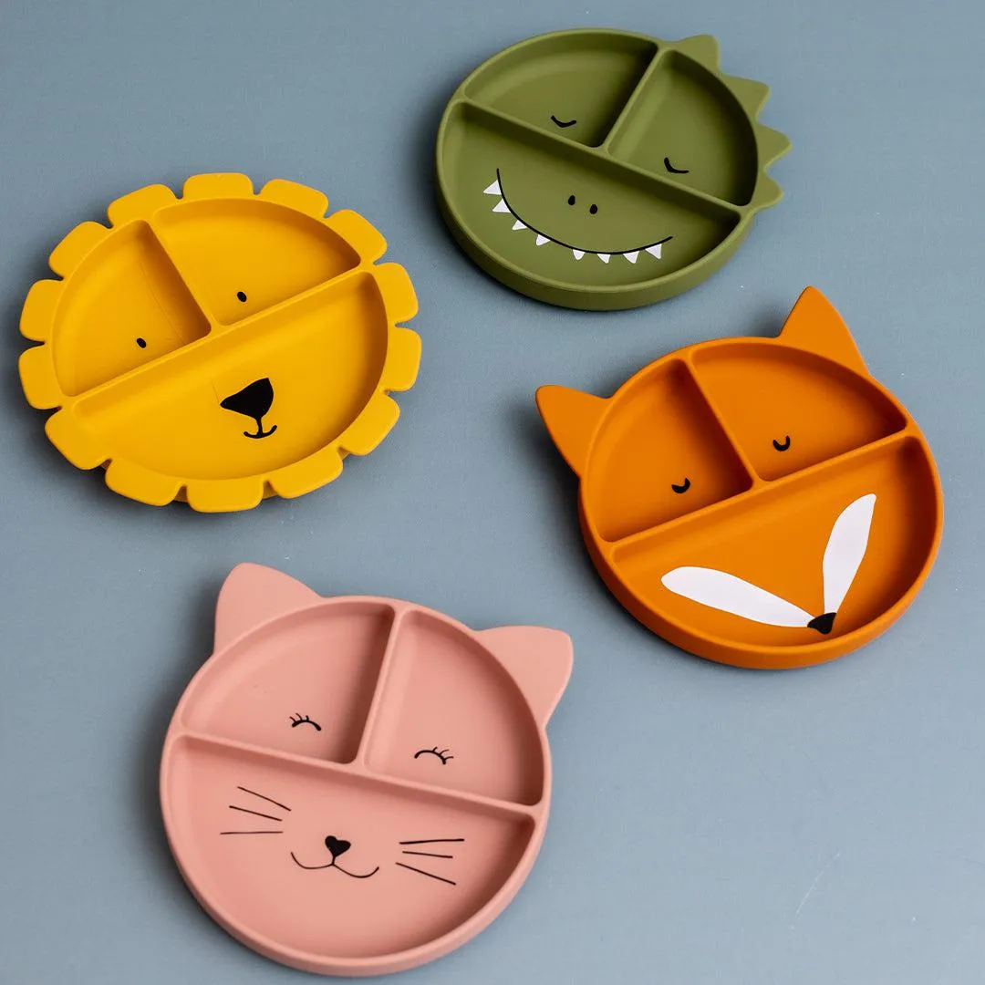 Trixie Silicone Divided Suction Plate - Mr Fox