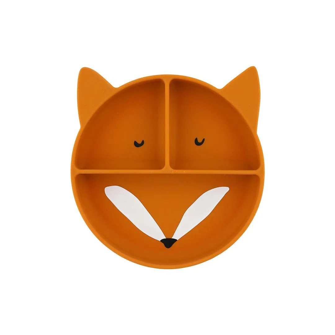 Trixie Silicone Divided Suction Plate - Mr Fox