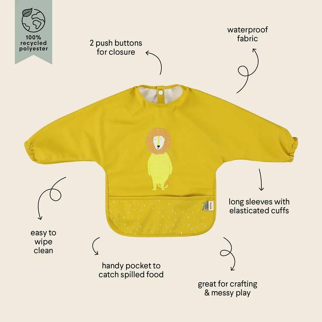 Trixie Waterproof Long Sleeve Bib - Mr Lion