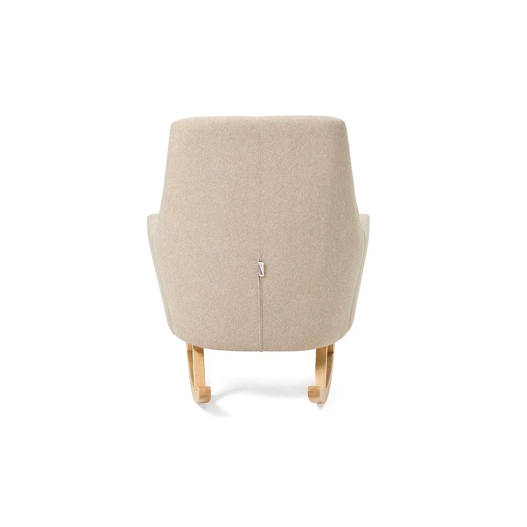 Tutti Bambini Jonah Rocking Chair   Foot Stool - Stone