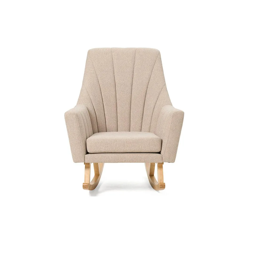 Tutti Bambini Jonah Rocking Chair   Foot Stool - Stone