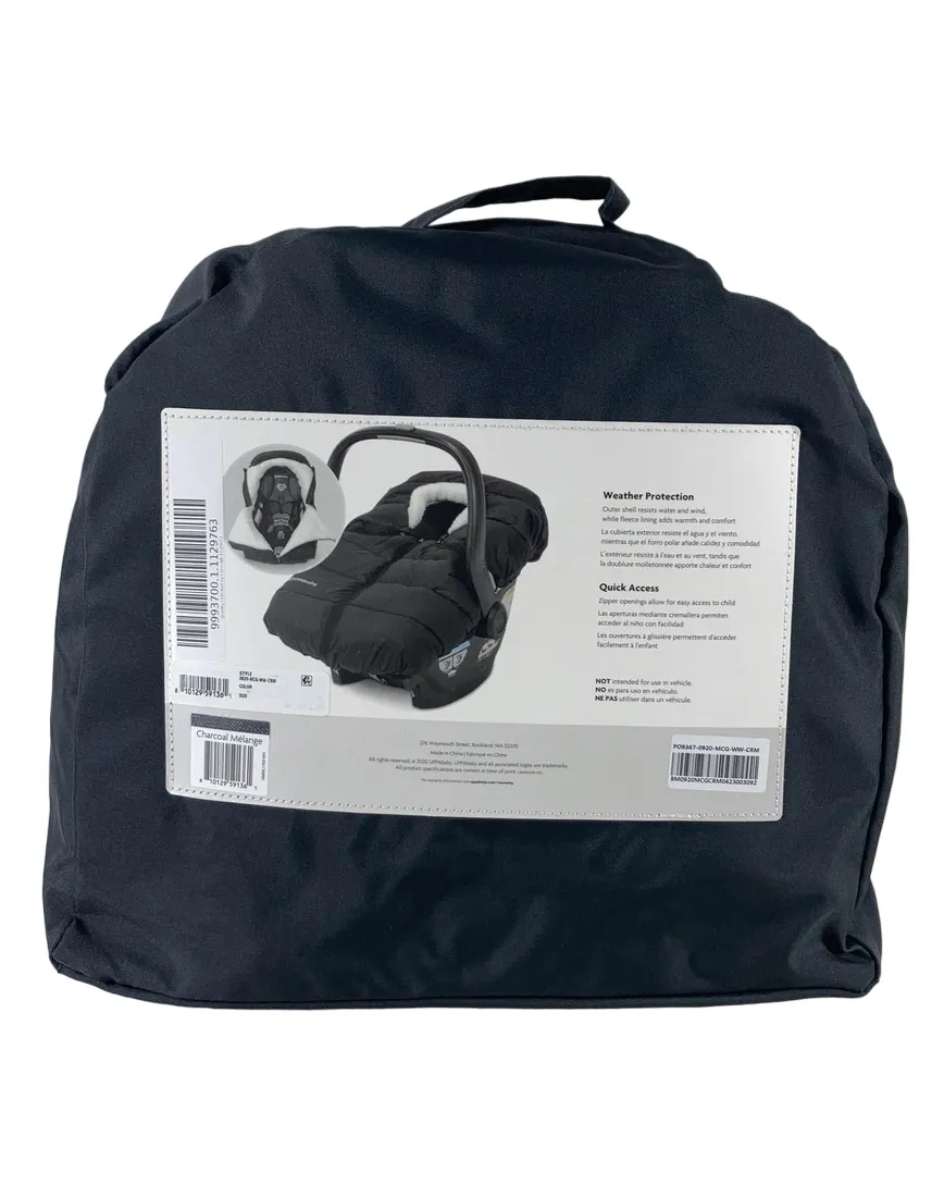 UPPAbaby Mesa Infant Car Seat Cozy Ganoosh, Jordan Greyson Charcoal Melange