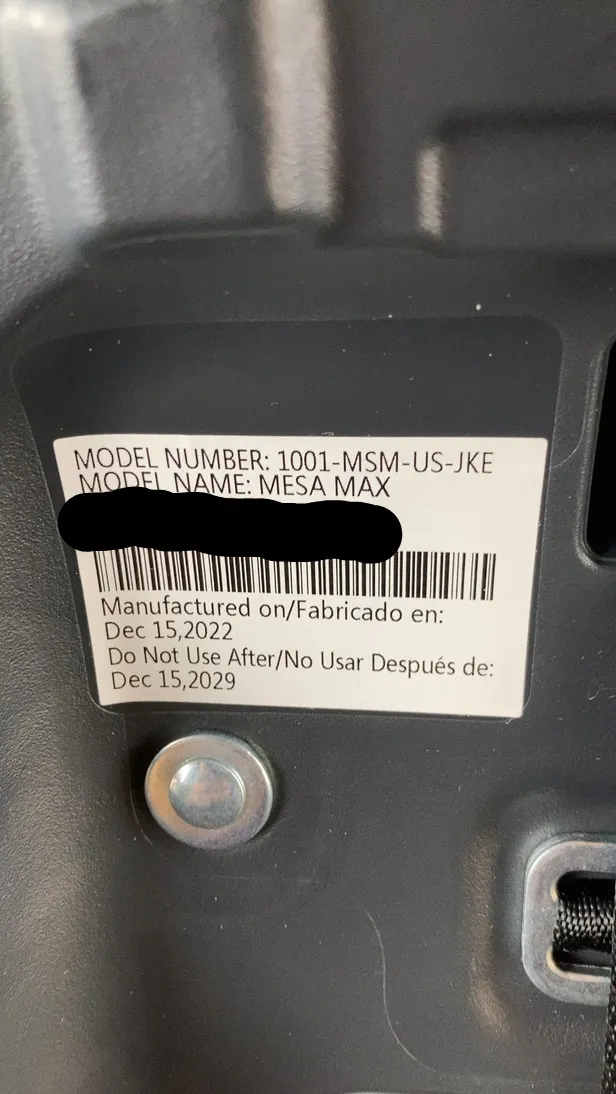 UPPAbaby MESA MAX Infant Car Seat and Base, 2022, Jake (Charcoal)