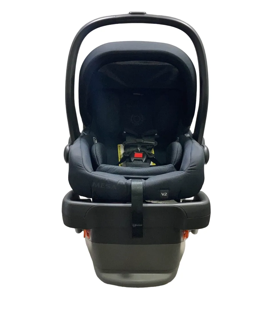 UPPAbaby MESA V2 Infant Car Seat, 2022, Jake (Black)