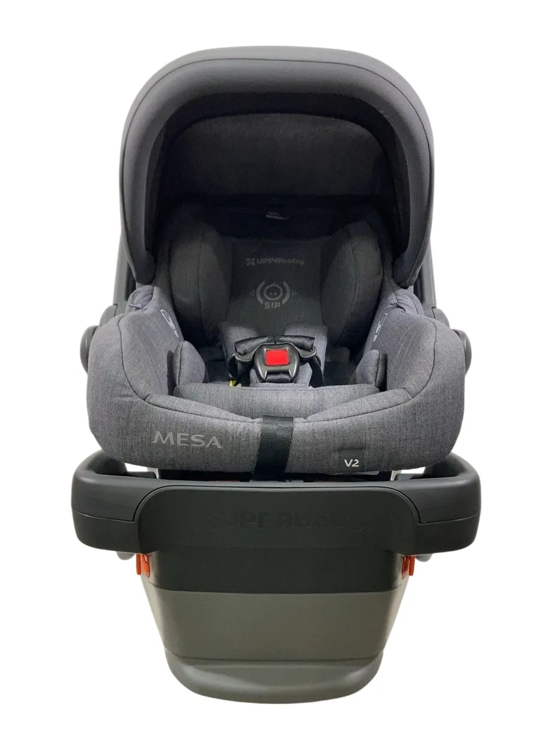 UPPAbaby MESA V2 Infant Car Seat, 2024, Greyson (Charcoal Melange)