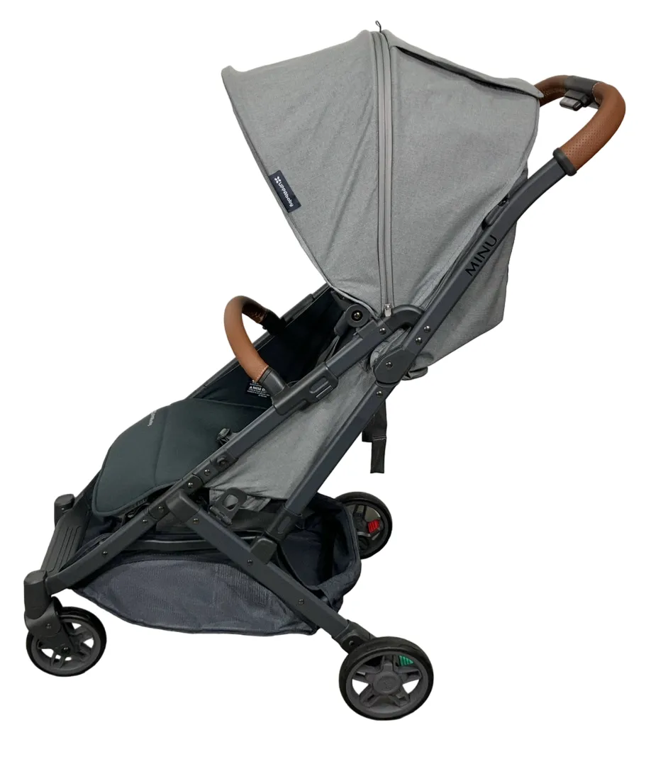 UPPAbaby MINU V2 Stroller, 2023, Greyson (Charcoal Melange)