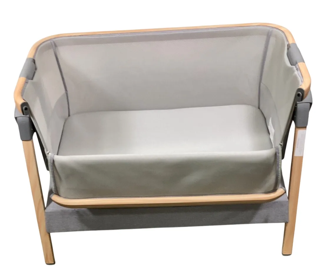 Venice Child California Dreaming Portable Bedside Bassinet, Grey/Wood