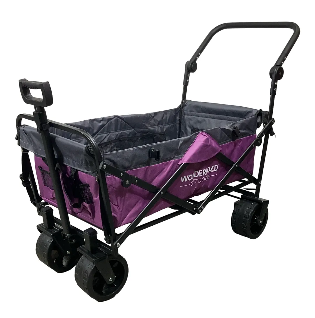 Wonderfold S3 Outdoor Utility Wagon, Purple
