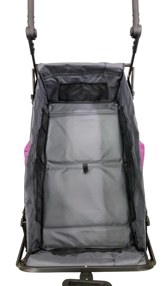 Wonderfold S3 Outdoor Utility Wagon, Purple/Gray