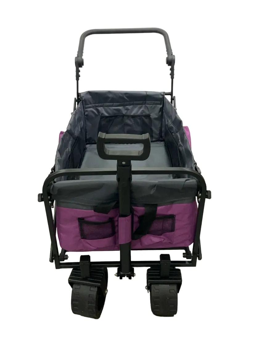 Wonderfold S3 Outdoor Utility Wagon, Purple/Gray