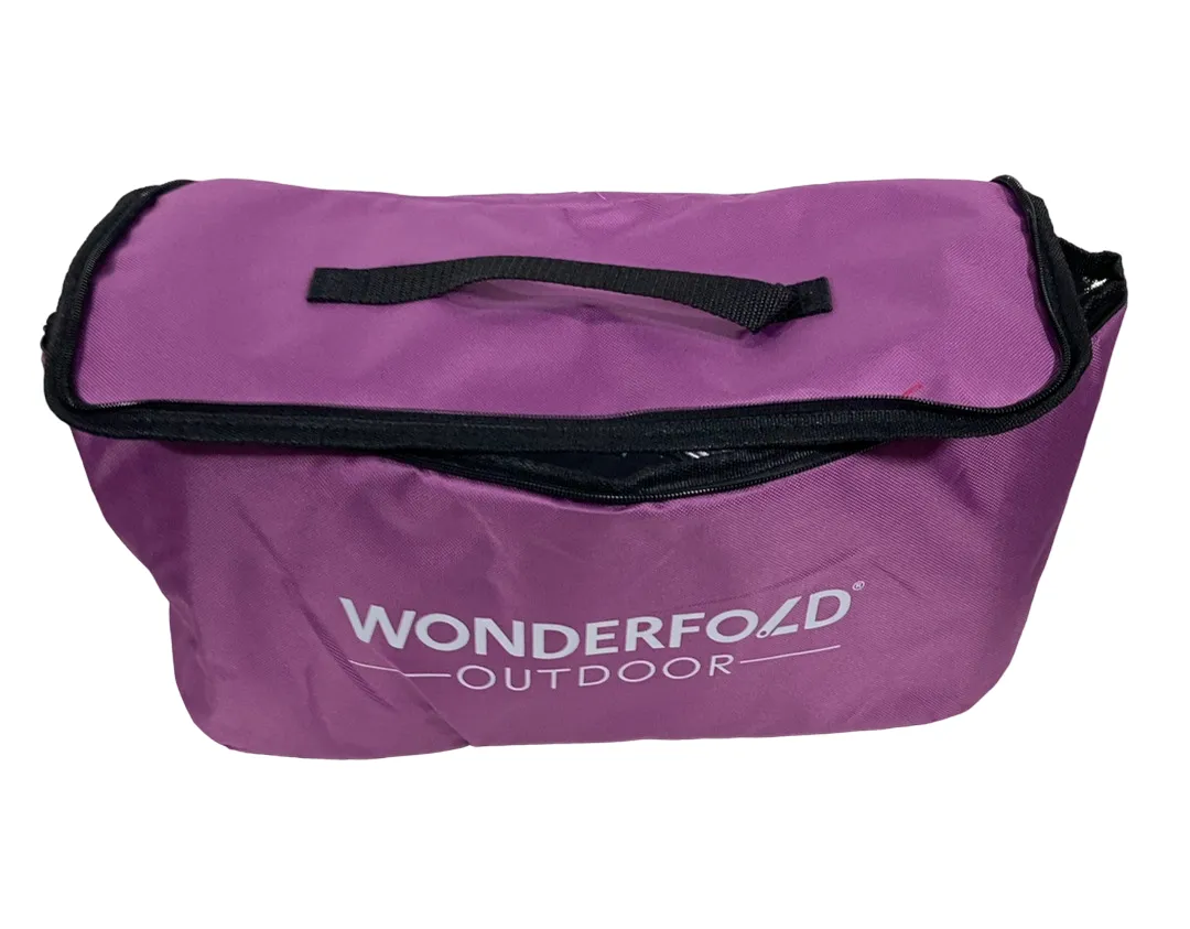Wonderfold S3 Outdoor Utility Wagon, Purple/Gray