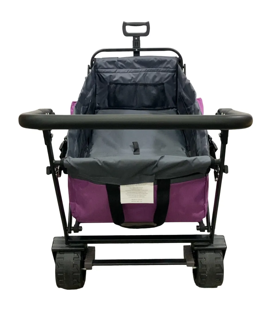 Wonderfold S3 Outdoor Utility Wagon, Purple/Gray