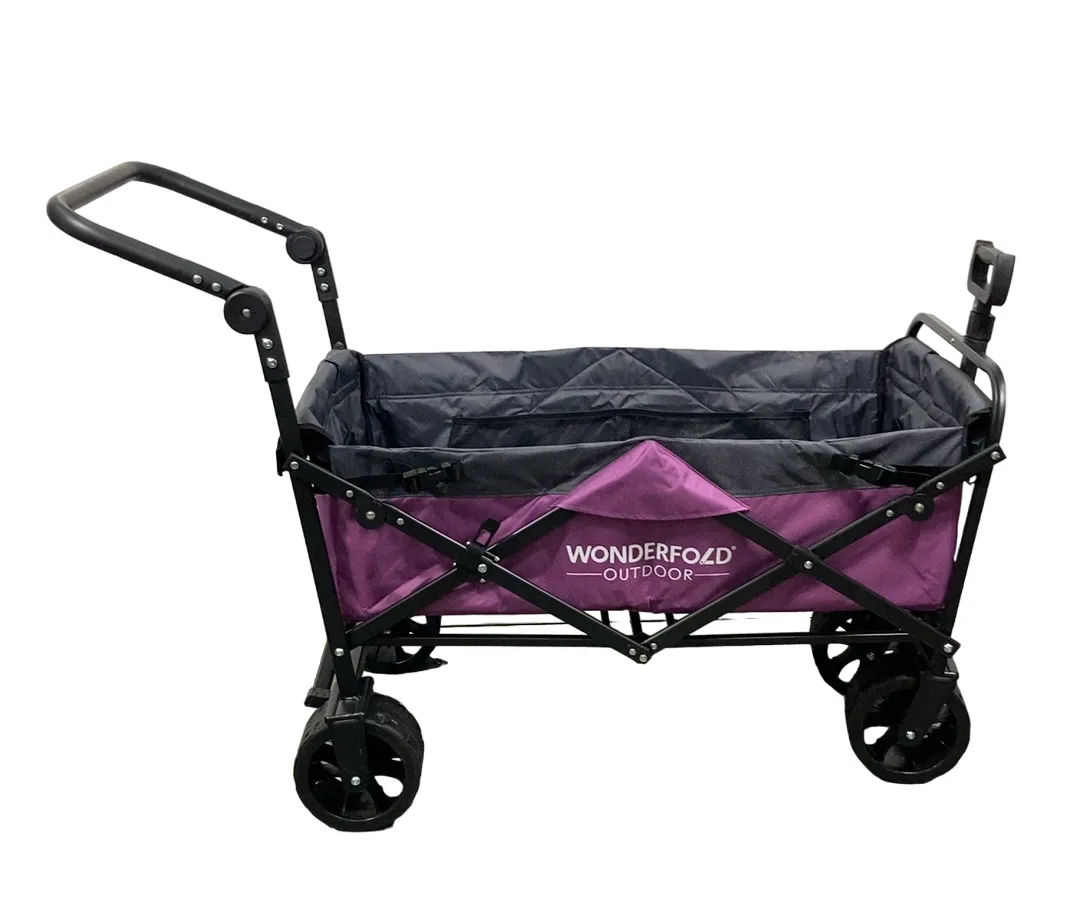 Wonderfold S3 Outdoor Utility Wagon, Purple/Gray